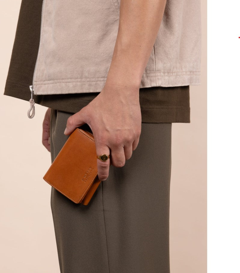 Ollie Wallet - Cognac Classic Leather