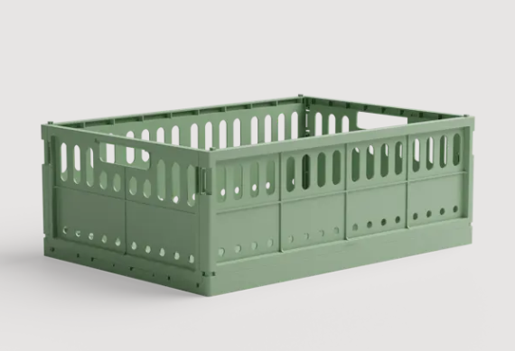 Caissette pliable - Maxi - Green Bean Green