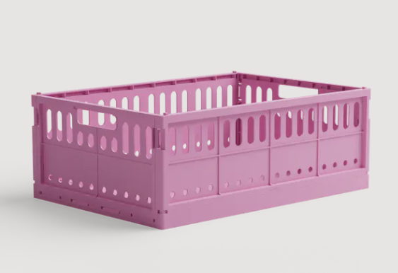 Caissette pliable - Maxi - Soft Fuchsia