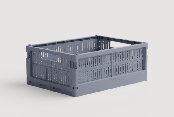 Caissette pliable - Midi - Blue Grey