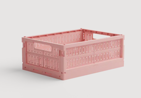 Caissette pliable - Midi - Candyfloss Pink