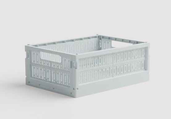 Caissette pliable - Midi - Ice Cube Blue