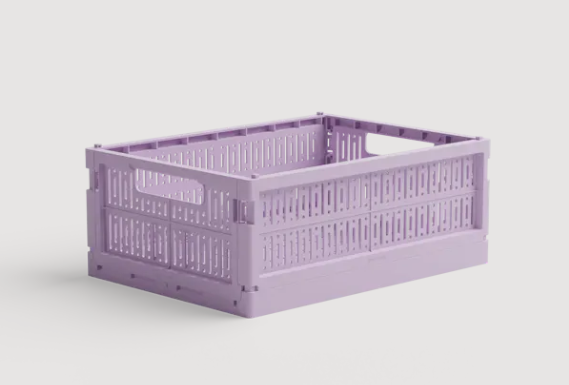 Caissette pliable - Midi - Lilac
