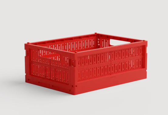 Caissette pliable - Midi - So Bright Red