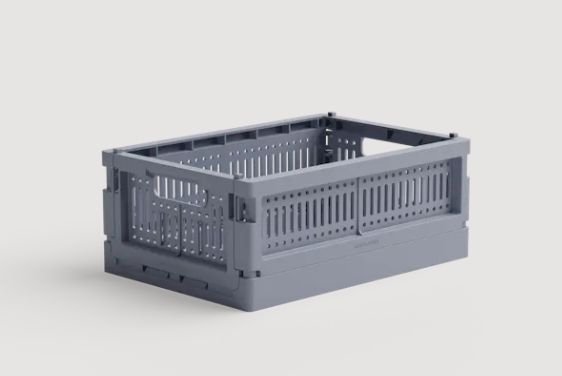 Caissette pliable - Mini - Blue Grey