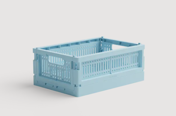 Caissette pliable - Mini - Crystal Blue