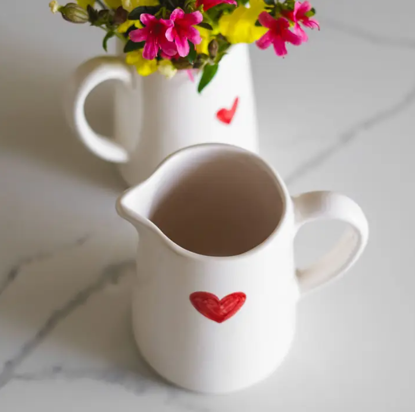 Petit pichet - coeur - CA248