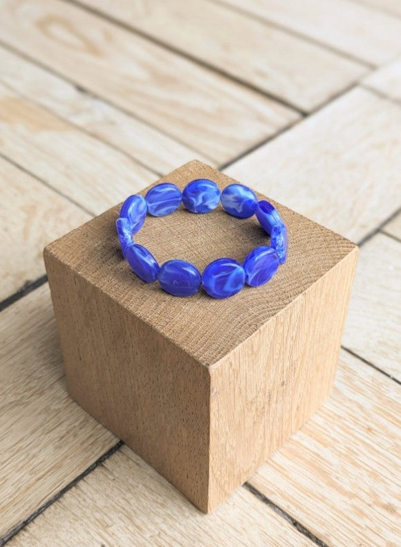 Bracelet Tabatha - bleu roi