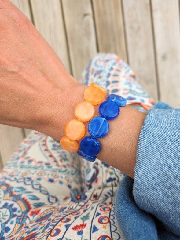 Bracelet Tabatha - bleu roi