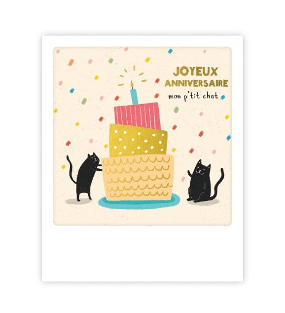 Mini carte - mon p'tit chat - MP0553FR