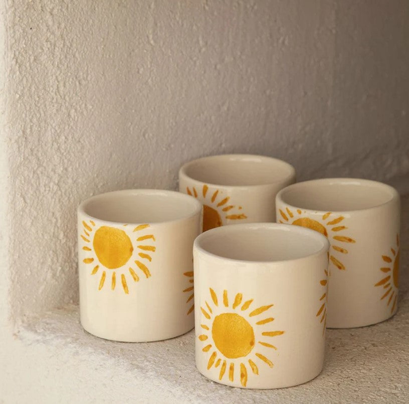Tasse à espresso en céramique - Soleil