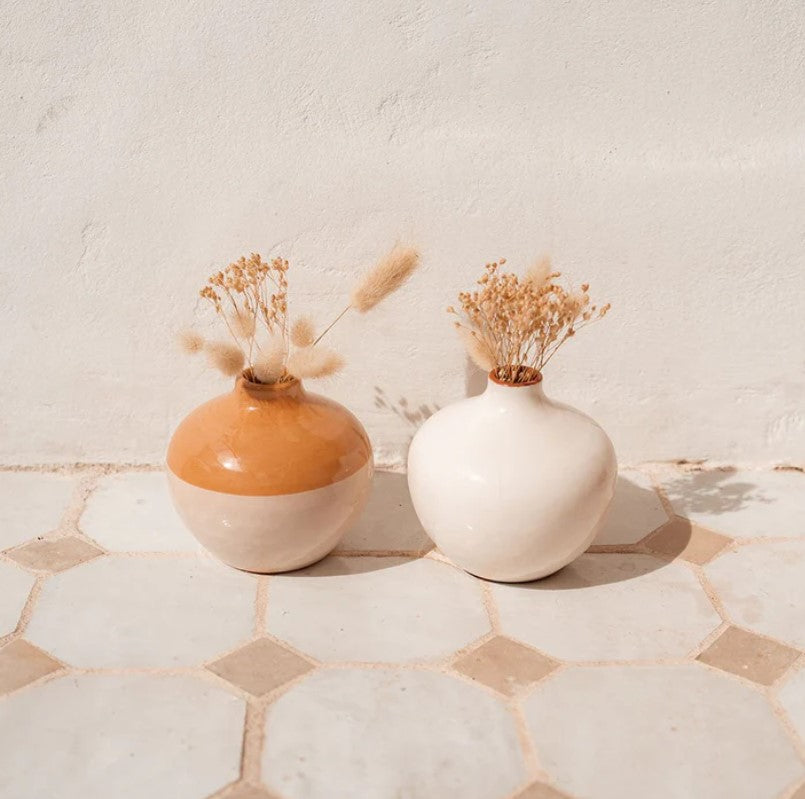 Soliflore en céramique Mediterranea - S - Blanc