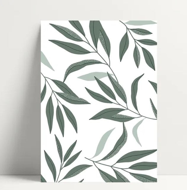 Carte simple - Flora foliage