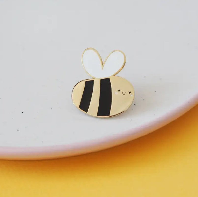 Broche en émail - Abeille