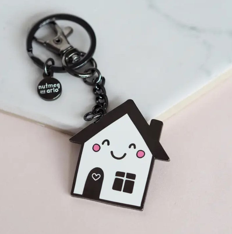 Porte-clés émaillé - Happy House