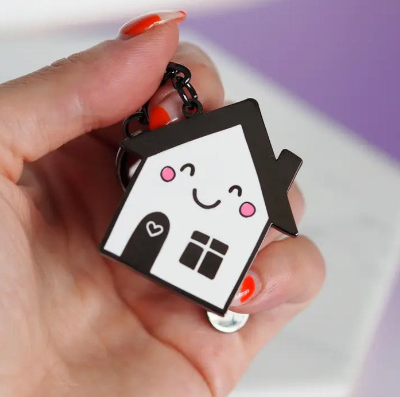 Porte-clés émaillé - Happy House