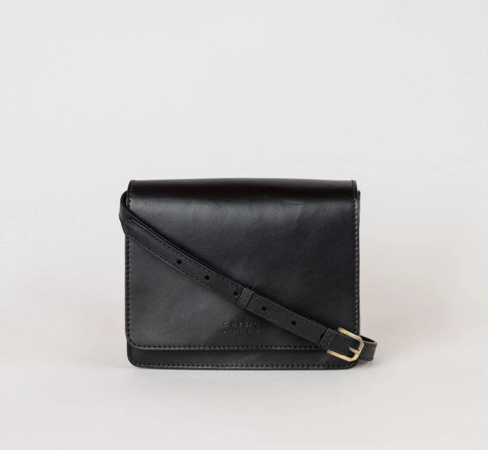 Sac Audrey Mini - Cuir Classique à Carreaux Noir