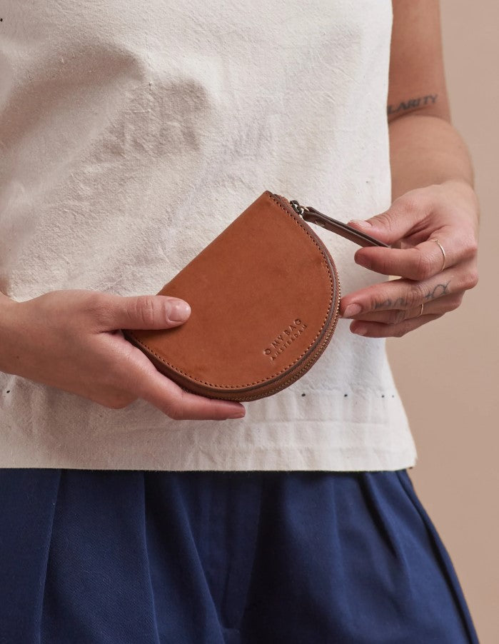 Porte-monnaie Laura - Cognac Classic Leather