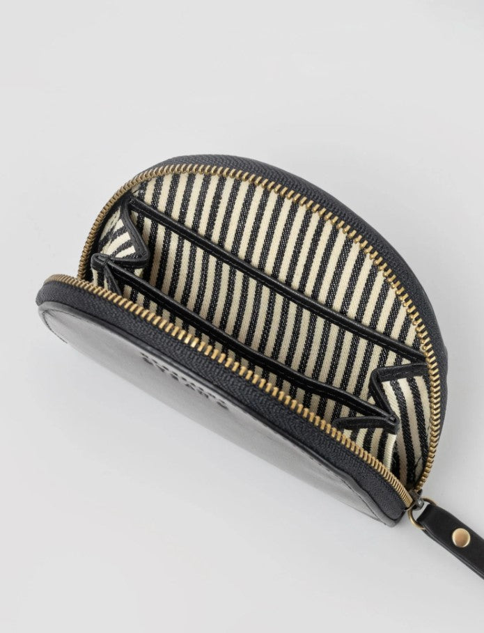 Porte-monnaie Laura - Black Classic Leather