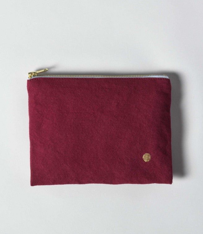 Pouch M déperlante - Cherry
