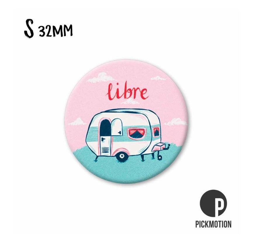 Petit magnet - Libre - MS0548FR