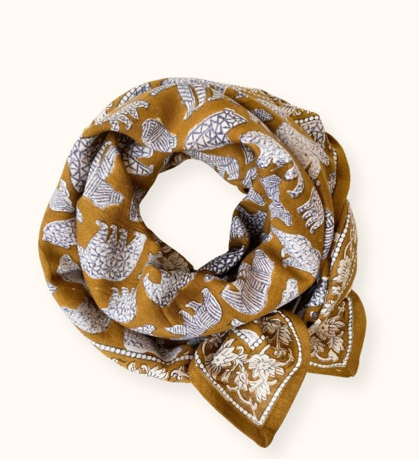 Big Foulard Latika - Ours - tapenade