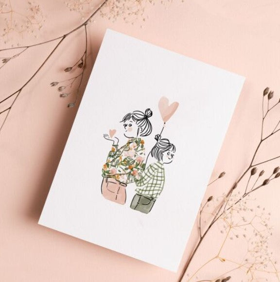 Carte avec enveloppe - Sweet love