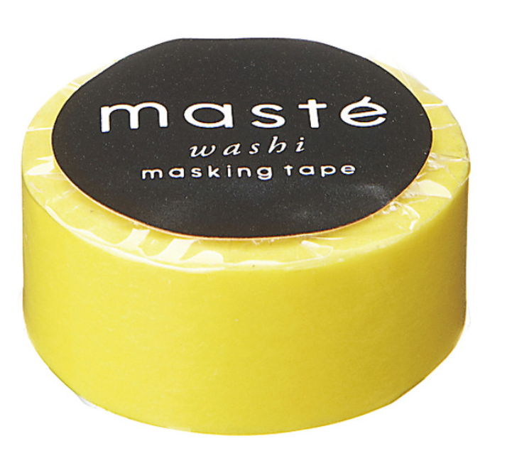 Masking Tape - Masté - MKT01YE - Yellow