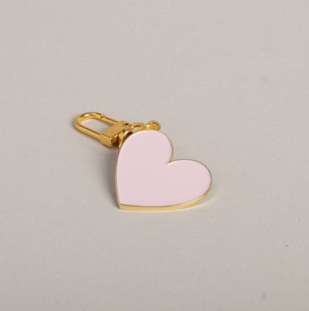 Porte-clés - Coeur Rose