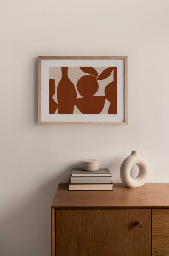 Affiche - 30x40cm - This is Home - Terracotta