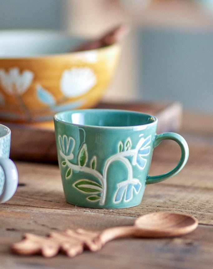 Tasse Tangier grès - Vert