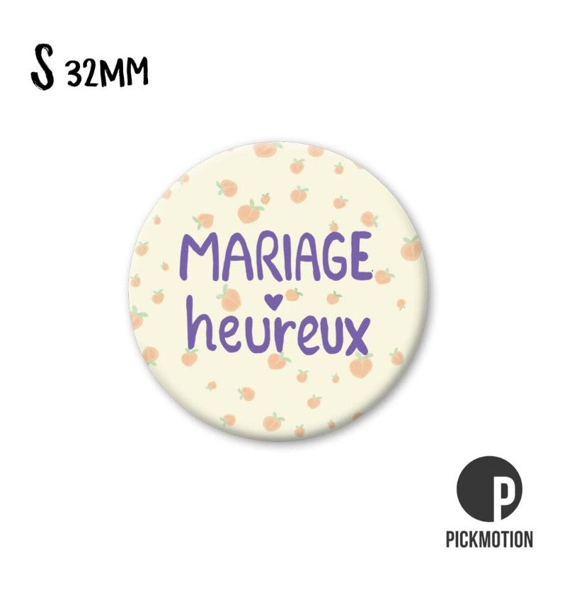 Petit magnet - Mariage heureux - MSQ0468FR