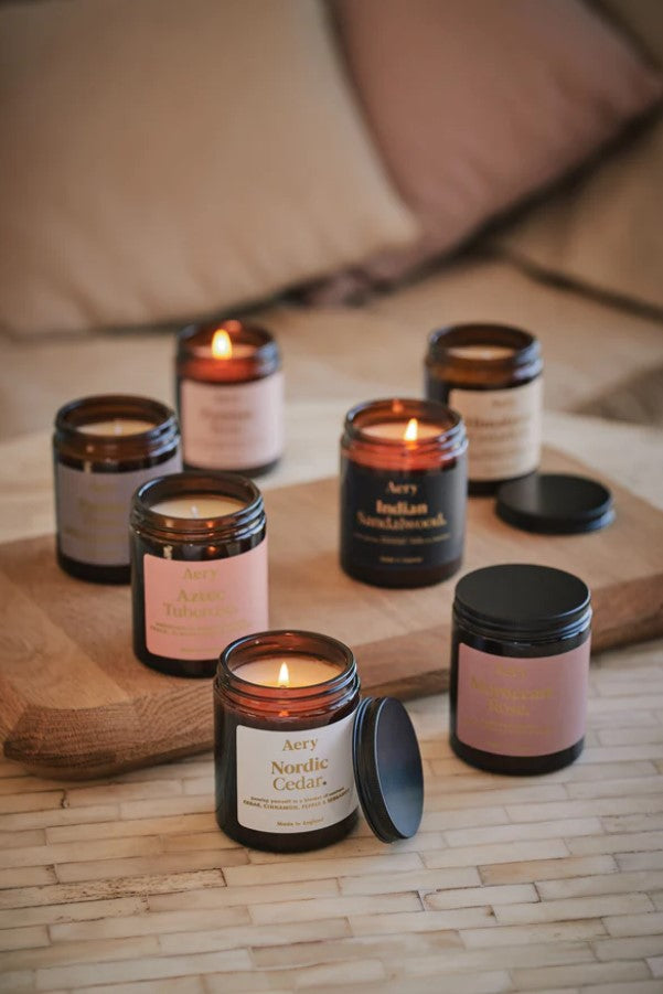Bougie parfumée - Himalayan Cerdarleaf - 140g - Cèdre, patchouli & citron