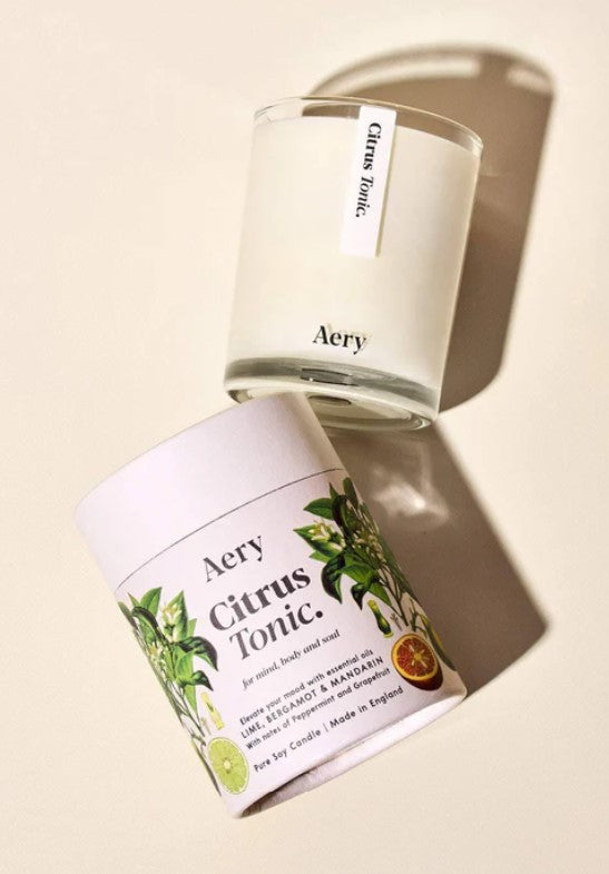 Bougie parfumée - Citrus Tonic - 200g - Citron vert, bergamote et mandarine