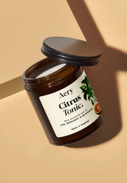 Bougie parfumée - Citrus Tonic - 140g - Citron vert, bergamote et mandarine