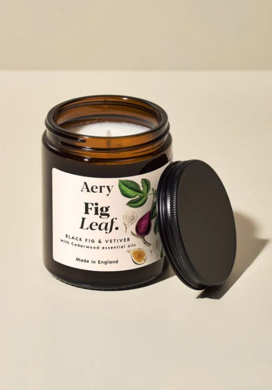 Bougie parfumée - Fig Leaf - 140g -  Figue noire, vetiver & bois de cèdre