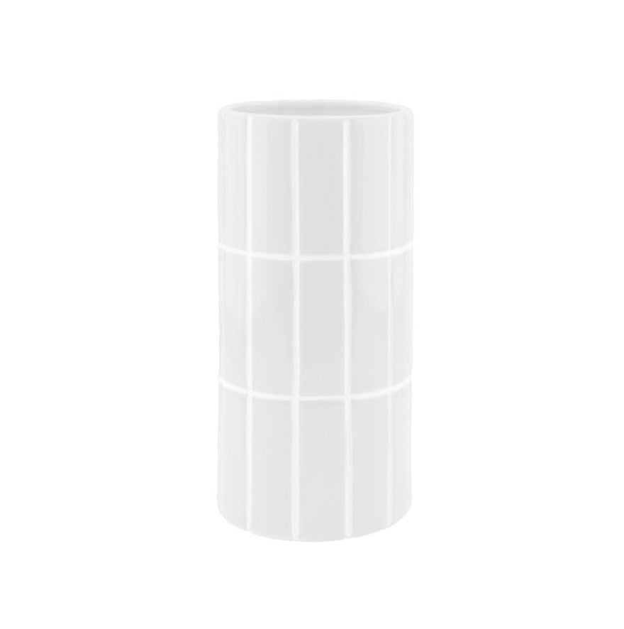 Vase Carrelage - blanc - 017163