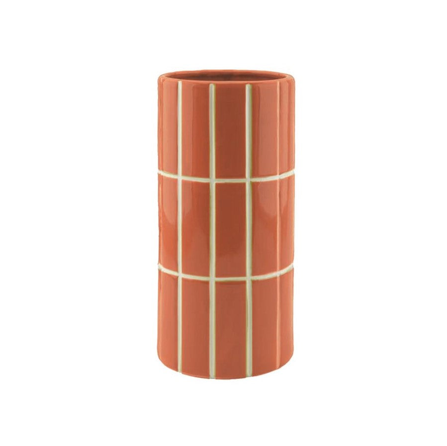Vase Carrelage - orange - 017165