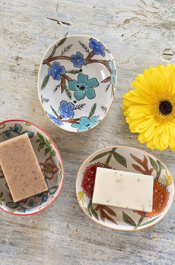 Soap Dish - summer - rouge et orange - POR709