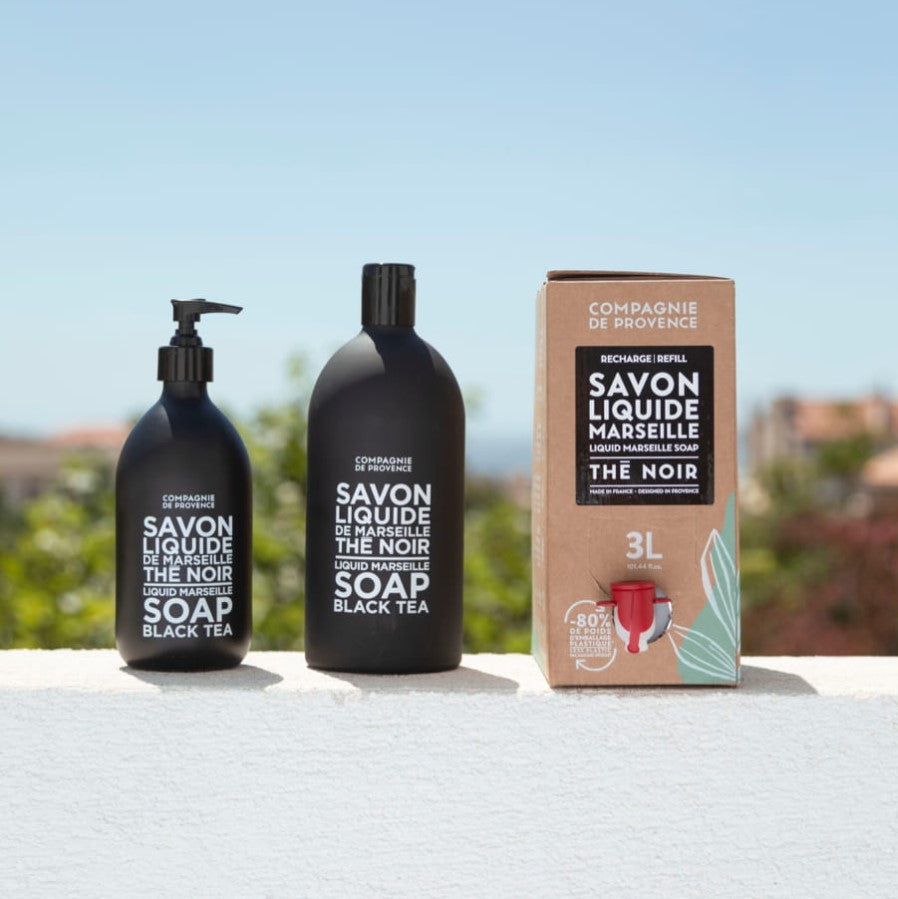 Recharge Savon Liquide de Marseille - Thé Noir - 1L