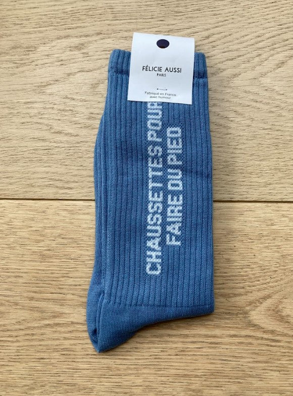 Chaussettes - Pour faire du pied - cobalt - 36/40