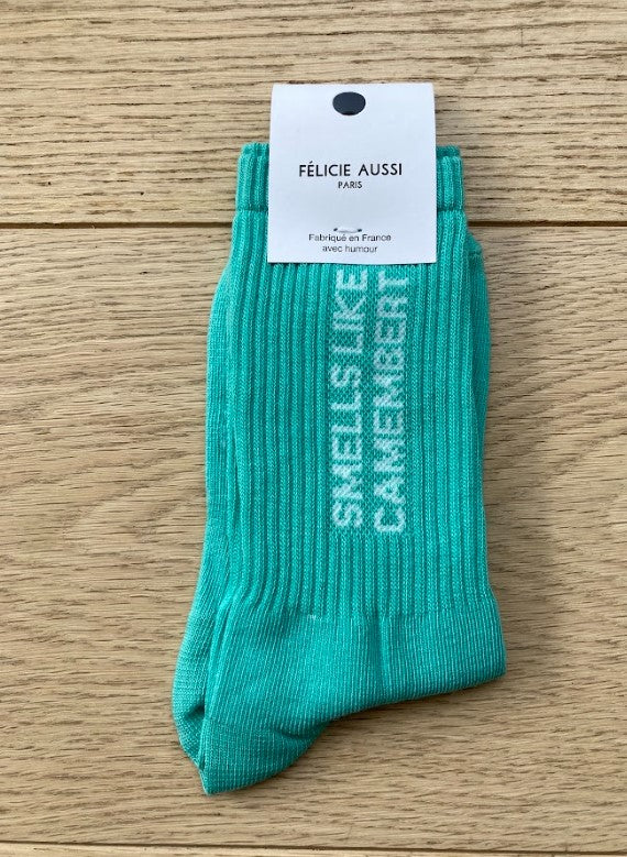 Chaussettes - Smells Like Camembert - cyan - 36/40
