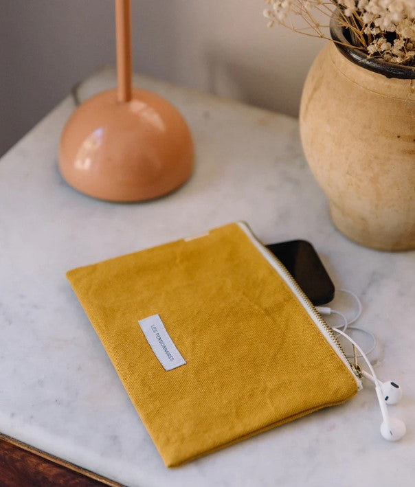 Petite pochette - jaune safran
