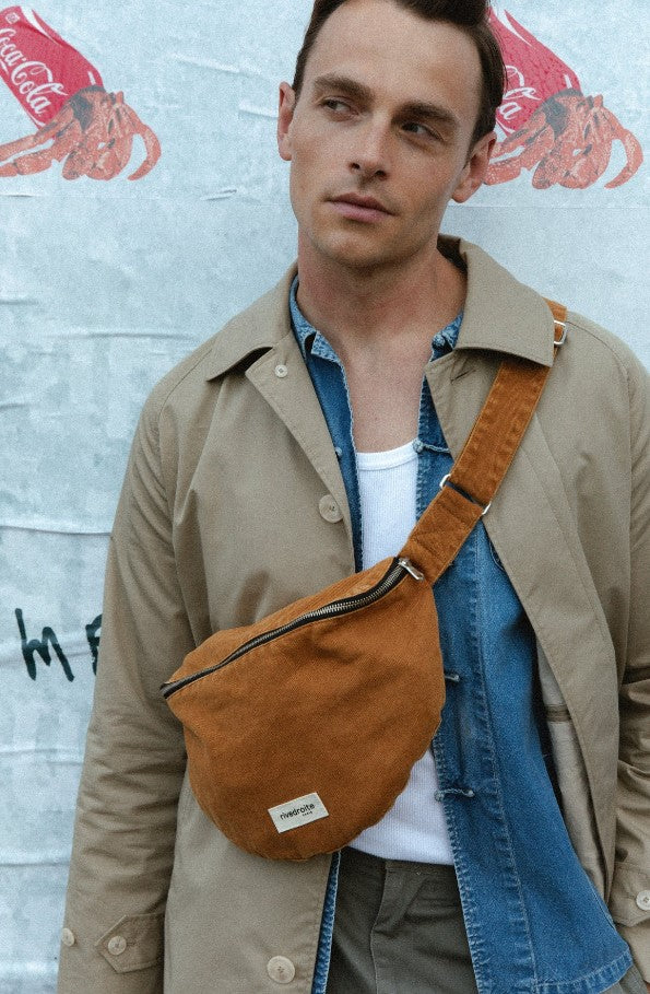 Custine XL - Le sac Banane XL - Brown Leaf - Automne 2024