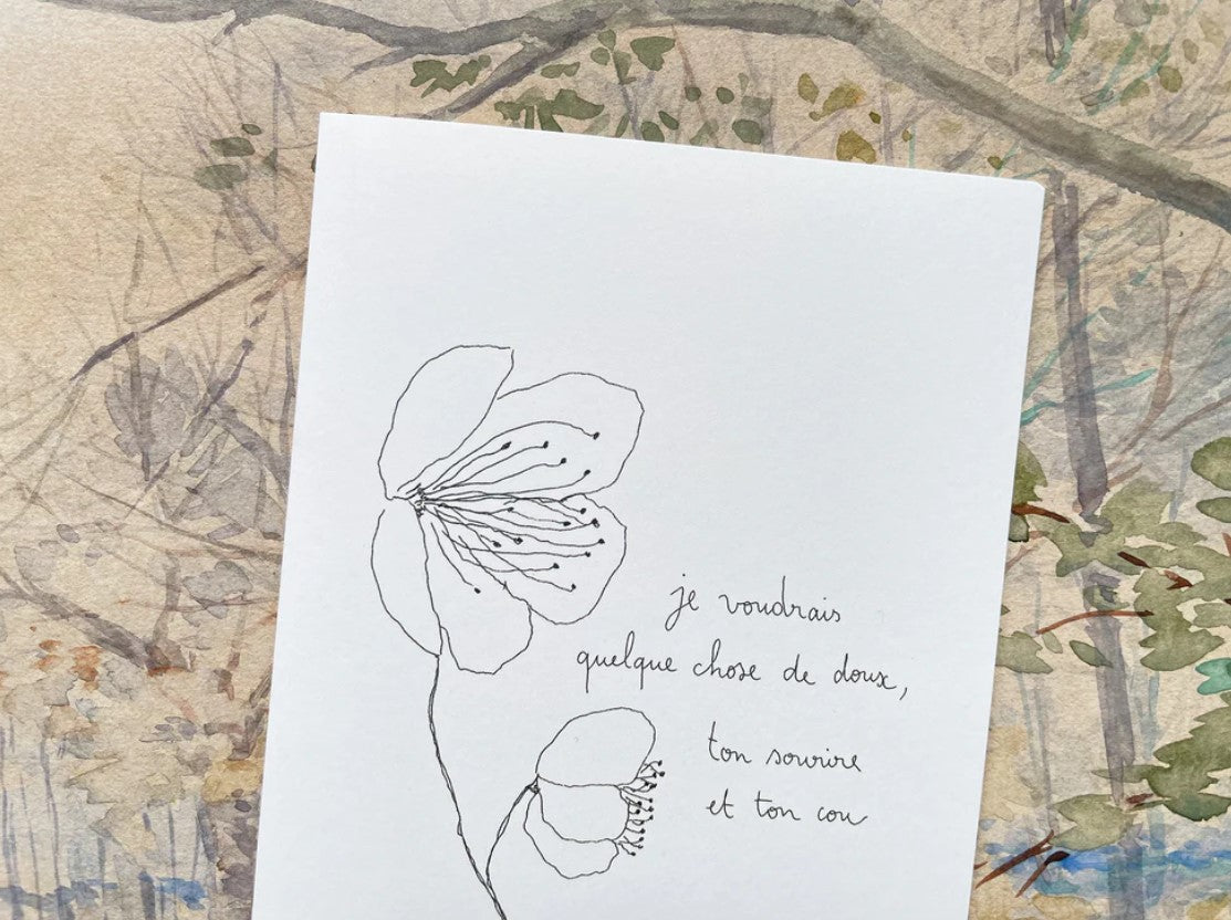 Carte Postale Double - Ton sourire