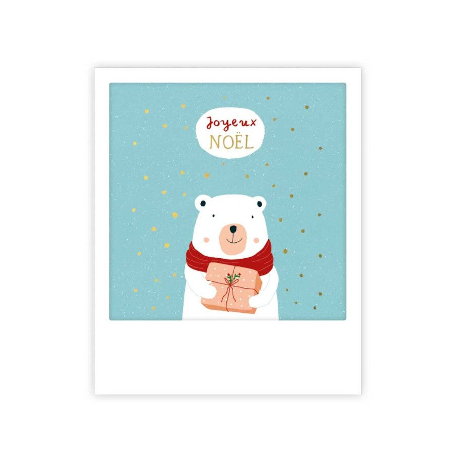 Mini carte postale - joyeux ours - XMP0121FR