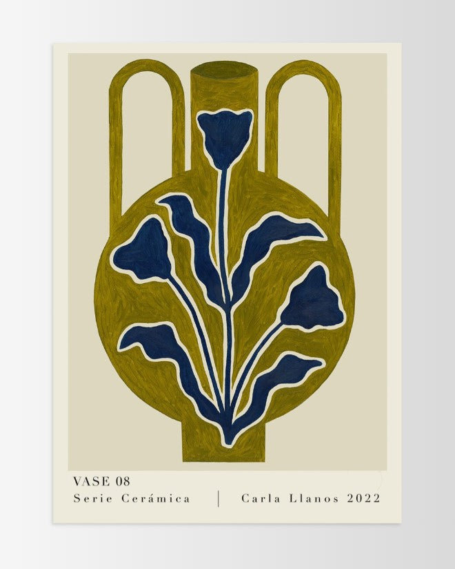 Poster - Carla Llanos - Vase 08 - 30x40cm