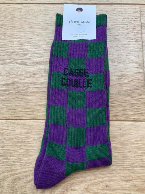 Chaussettes - Casse couille - damier - 40/45