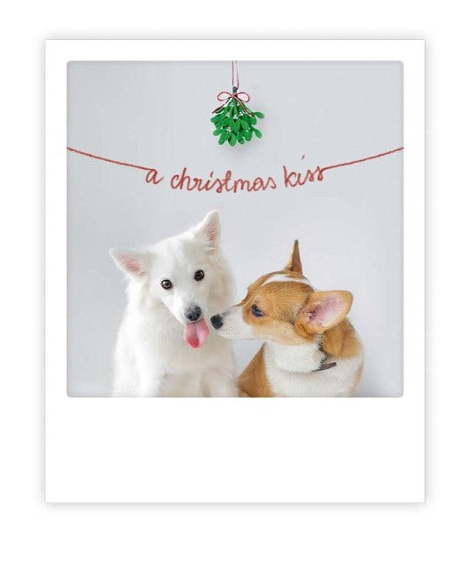 Carte postale a christmas kiss XM0137EN