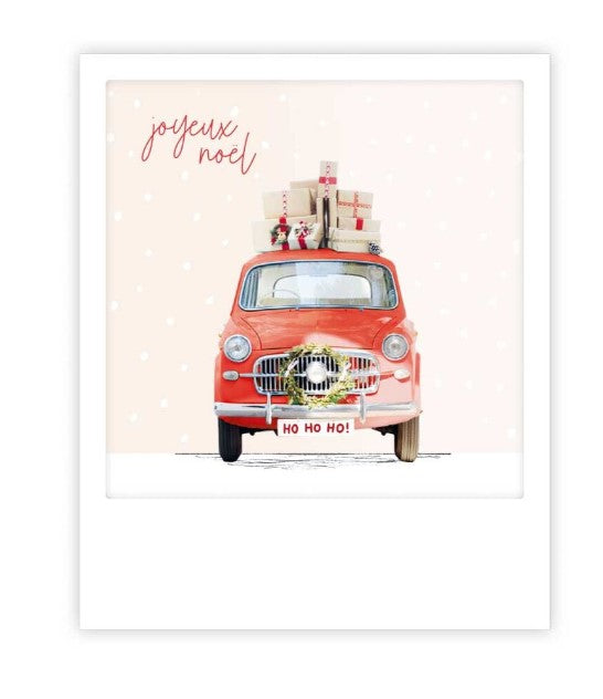 Carte postale Red christmas car XM0329FR